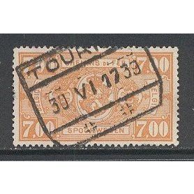 Belguim.P401 7f Orange.Fine Used.Dec14
