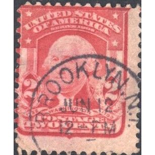 USA 1903 - SG326 - 2c red - Washington (after Stuart) - used