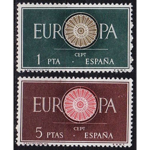SPANIEN SPAIN [1960] MiNr 1189-90 ( **/mnh ) CEPT