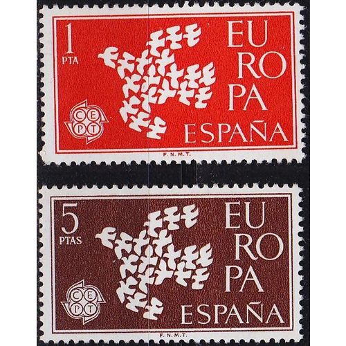 SPANIEN SPAIN [1961] MiNr 1266-67 ( **/mnh ) CEPT