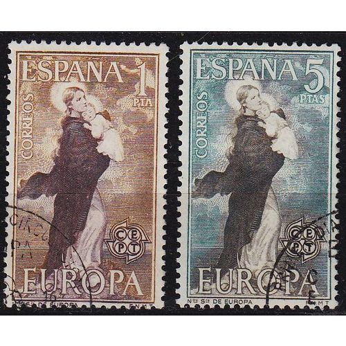 SPANIEN SPAIN [1963] MiNr 1411-12 ( O/used ) CEPT