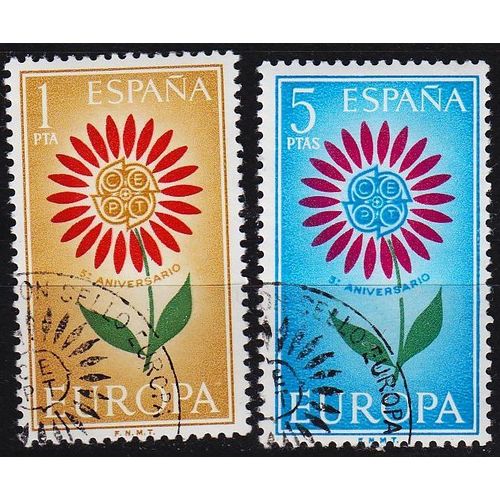 SPANIEN SPAIN [1964] MiNr 1501-02 ( O/used ) CEPT
