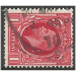 1934 SG440c 1d Scarlet Photogravure Wmk SIDEWAYS Good/Fine Used . .. .