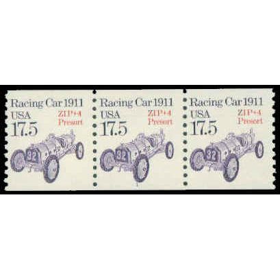 2262a 17.5c Race Car Fine MNH Dry Gum PNC 1/3 R0196