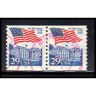 Used 2609 29c White House Fine CNP Left 10 PA1494