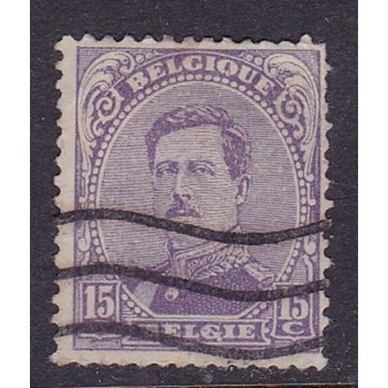 BELGIUM 1915 ALBERT I 15c USED SG174