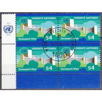 UNO Wien Vienna Vienne [1979] MiNr 0003 4er ( O/used )