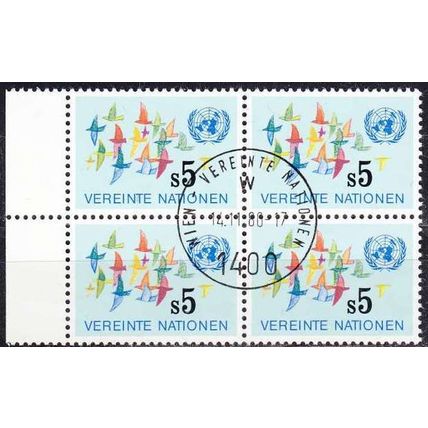 UNO Wien Vienna Vienne [1979] MiNr 0004 4er ( O/used )