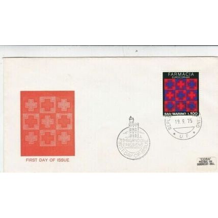 San Marino 1975 Eurocophar Congress FDC special cancel unaddressed VGC
