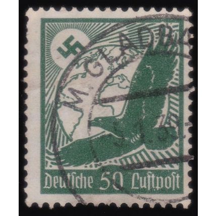 GERMANY 1934 Airmail 50pf Sc#C52 - USED @M620