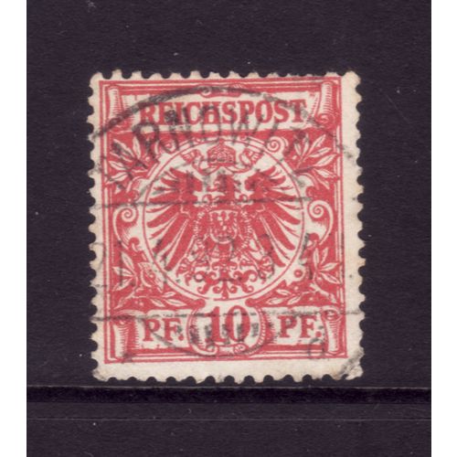 GERMANY 1889 SG48b 10pf RED FINE USED #6