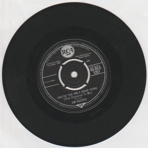 You're the Only Good Thing 1960 Jim Reeves on RCA label