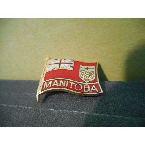 Manitoba Provincail Flag,Canada Lapel Pin
