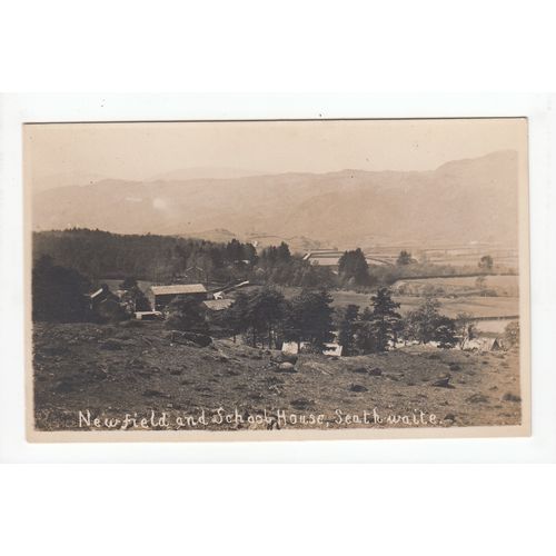 Newfield and School House Seathwaite Postcard Cumbria