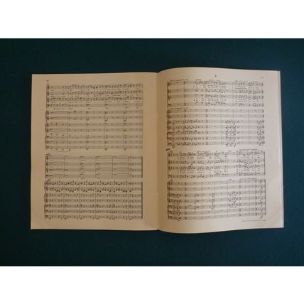 Hindemith - APPAREBIT REPENTINA DIES - Brass & SATB - Oversize Full Score - NM