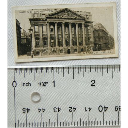 1923 Ogden's Sights of london 1st Series No. 12 Mansion House