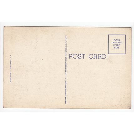 County Court House & School of Design Providence Rhode Island Postcard RI USA