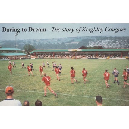 Keighley Cougars Nottingham Football Team Advertising Postcard