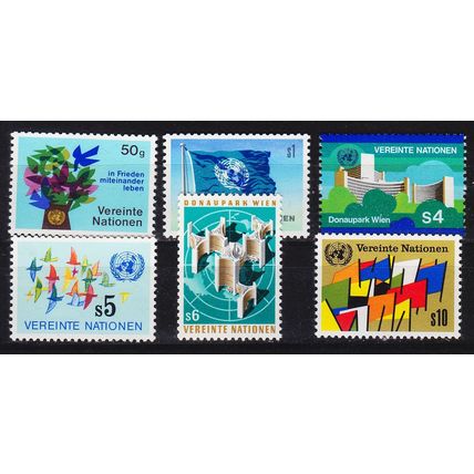 UNO Wien Vienna Vienne [1979] MiNr 0001-06 ( **/mnh )