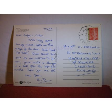 HOTEL LOS CHIHUAHUAS, CALAS DE MALLORCA, Spain used postcard #