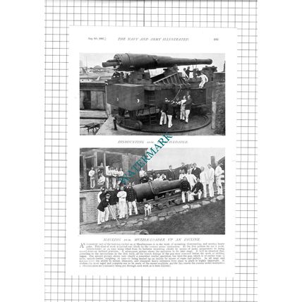 The School Of Gunnery Shoeburyness Essex - 1897 Article
