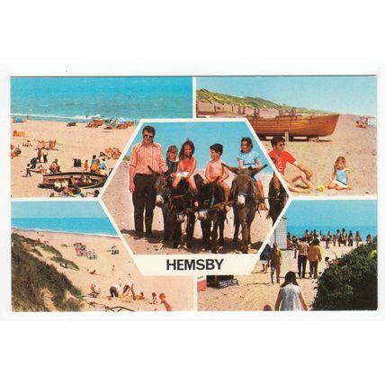 Multiview of Hemsby Norfolk Postcard Norfolk 14077