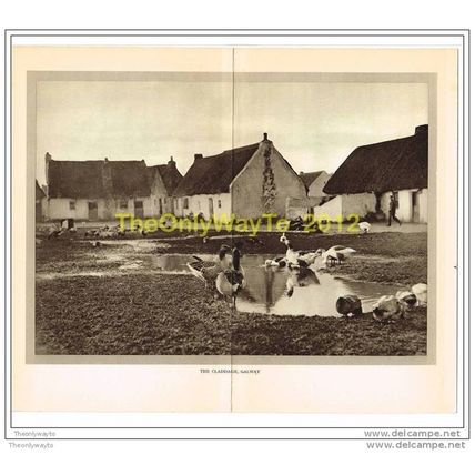 CLADDAGH, GALWAY, Book Illustration, 1930