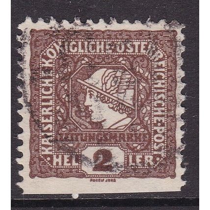 Austria 1916 Mercury 2h Newspaper Stamp Perf Fine Used SG N266 VGC