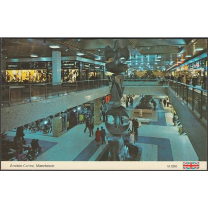 Arndale Centre, Manchester, Lancashire, c.1975-80 - ETW Dennis Postcard
