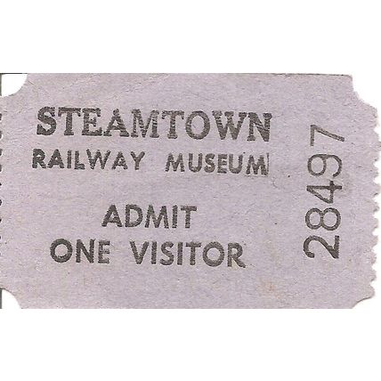 Steamtown Railway Museum - Roll type Admission Ticket