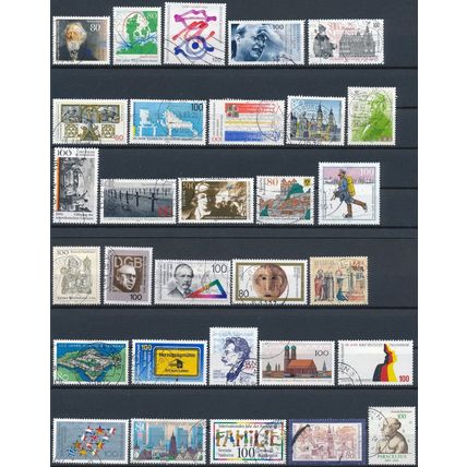 178x Stamp Mix - West Germany & Federal Republic - Used Hinged