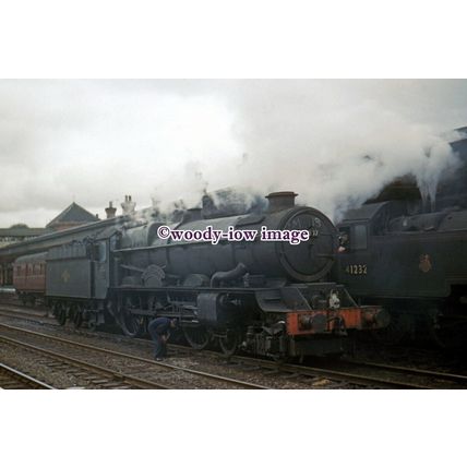 pu2491 - Somerset - Engine No.6007 at Wellington Station - print 6x4