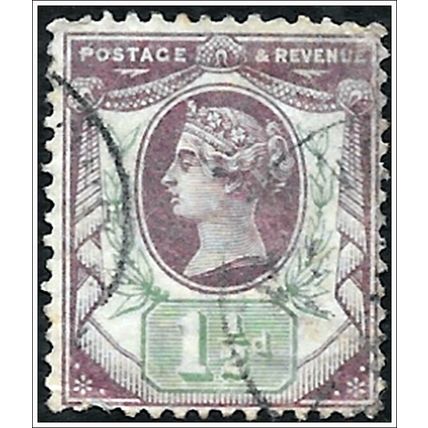 1887 -1892 Queen Victoria Jubilee - 1½d violet/green (as picture) C2-2