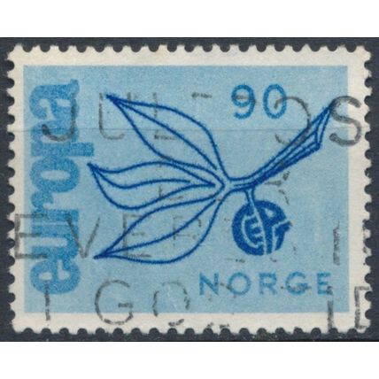 EUROPA: 90Ø - Norway 1965 - F H - MiNr 533 (B)
