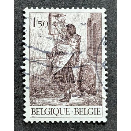 STAMP Belgium SG2187 1971 1Fr50 The Letter Box Used