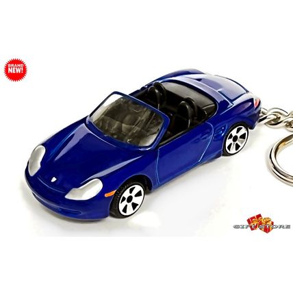 VERY RARE KEYCHAIN BLUE PORSCHE BOXSTER S 986 CUSTOM Ltd Ed.