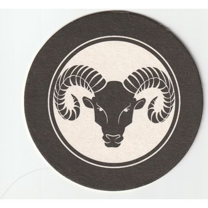BEER MAT - HOODED RAM BREWING CO (DOUGLAS, ISLE OF MAN) - (Cat No 005) - (2017)