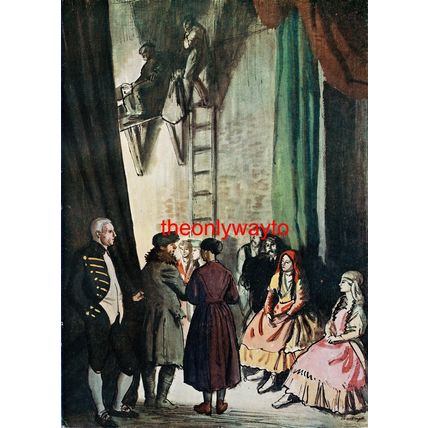 Russian Ballet (Behind The Scenes), Dame Laura Knight, Modern Reproduction