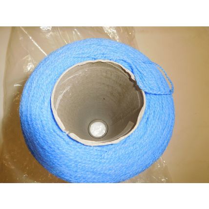 4 ply knitting yarn on cone Azure Blue 25% wool please see description