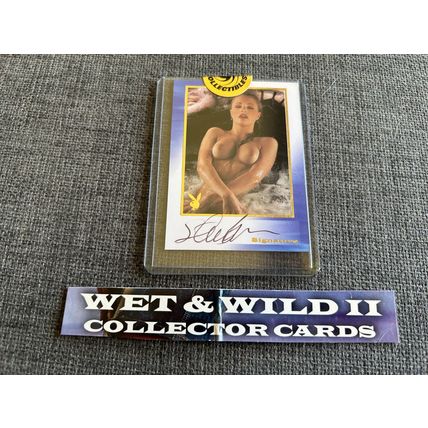 Playboy Wet & Wild II Authentic Autograph Card Stacy Marie Fuson