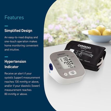 OMRON Bronze Upper Arm Blood Pressure Monitor, Clinically Validated, Medical Gra