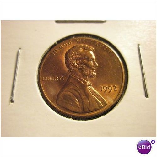 1992 Lincoln Memorial Cent FREE SHIPPING
