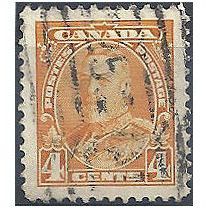 Canada 1935.SG344 4c Yellow Good Used.
