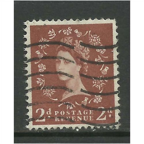 GB 1958 QE2 2d Brown Wilding wmk 179 SG 573.(M541 )