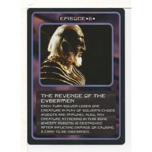 CCG - DOCTOR WHO - THE REVENGE OF THE CYBERMEN (1996) RARE