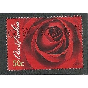 AUS 2006 50c 'ROSES' FINE USED (EBID34-457)