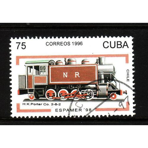 CUB 1996 LOCOMOTIVES SG4134 75c H K PORTER Co CHILE FINE USED