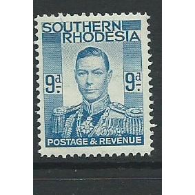 southern rhodesia stamps sg46 sg 46 9d hm