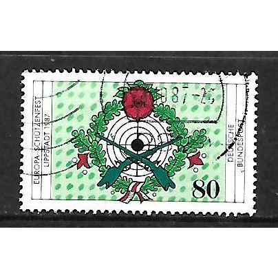 GERMANY 1987 80pf EUROPEAN RIFLEMEN FESTIVAL SG 2194 FINE USED