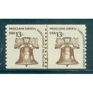 1618 13c Liberty Bell Barely Clears MNH CLP B0782